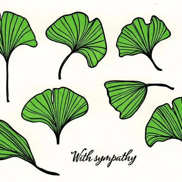 Lady Pilot Letterpress - Gingko Sympathy-Lady Pilot Letterpress-treehaus