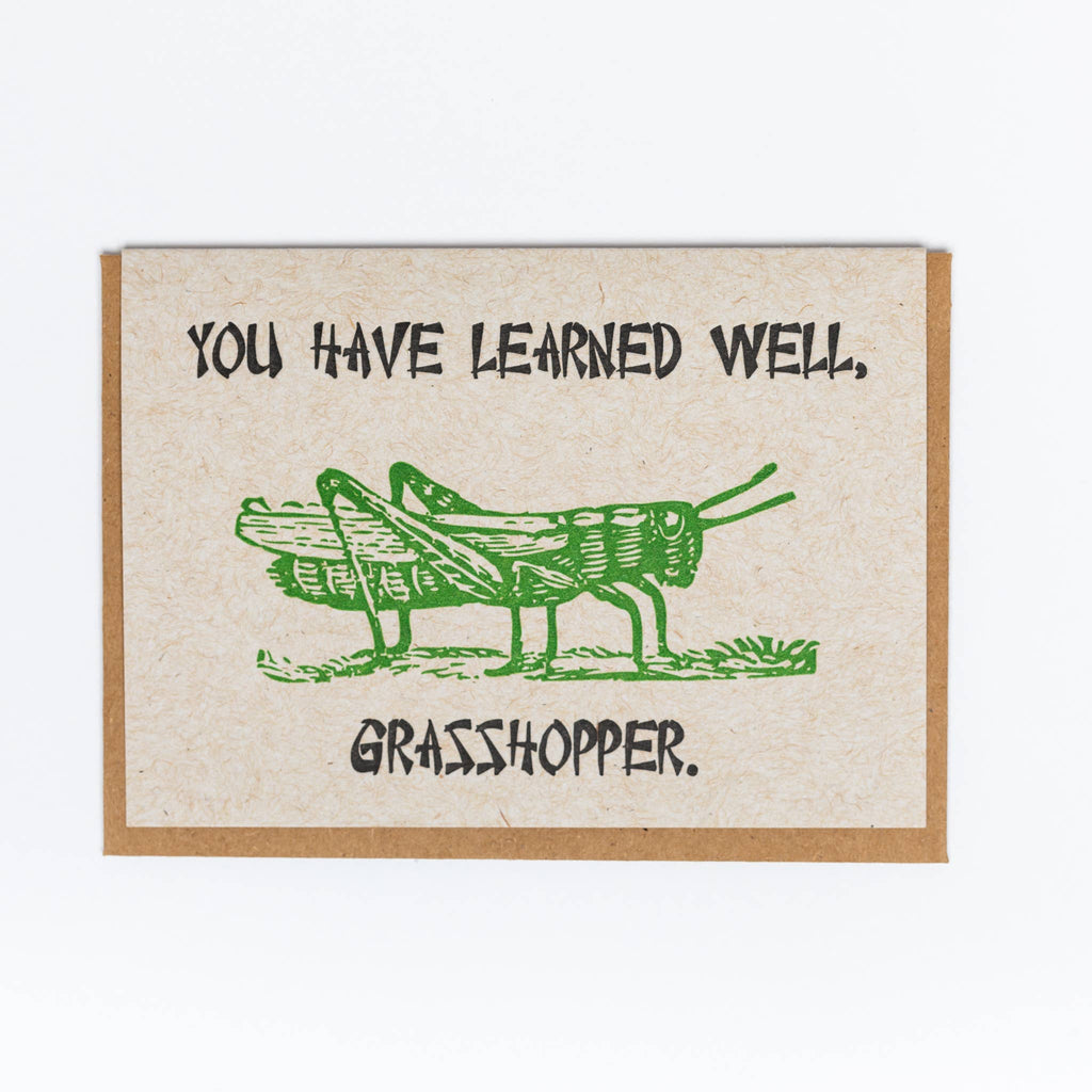 Lady Pilot Letterpress - Grasshopper Graduation-Lady Pilot Letterpress-treehaus