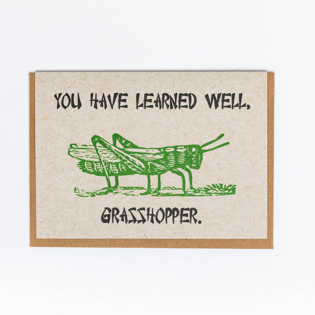 Lady Pilot Letterpress - Grasshopper-Lady Pilot Letterpress-treehaus