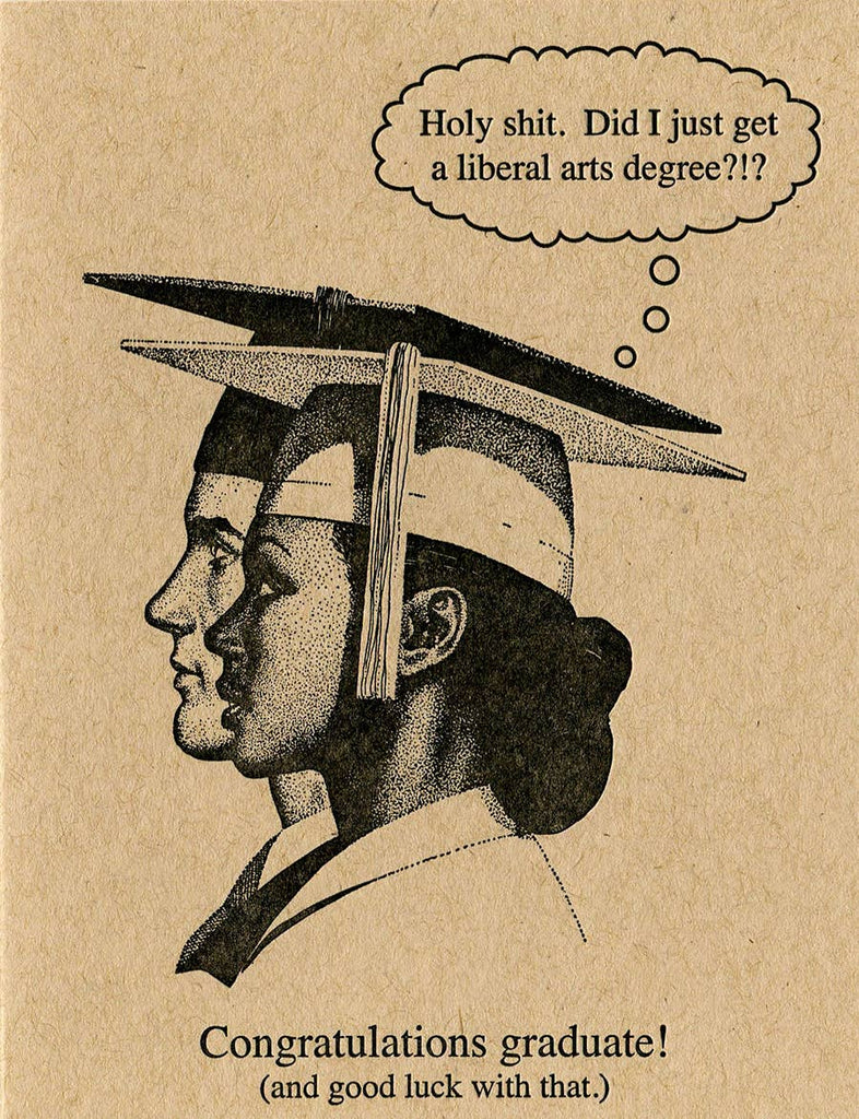 Lady Pilot Letterpress - Holy Shit Graduate-Lady Pilot Letterpress-treehaus