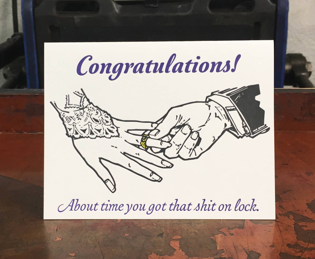 Lady Pilot Letterpress - On Lock Wedding-Lady Pilot Letterpress-treehaus