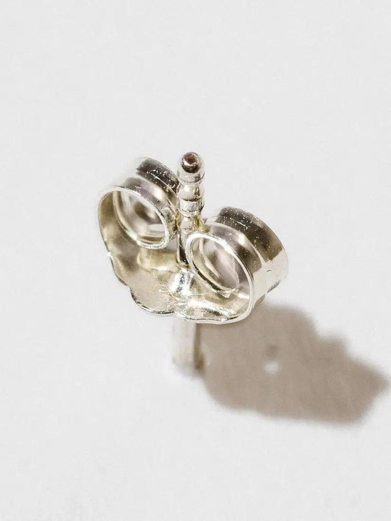 Larissa Loden - Tits Single Stud Earring - Silver-Larissa Loden-treehaus