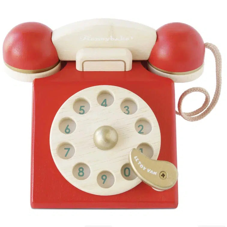 Le Toy Van - Vintage Wooden Phone-Le Toy Van-treehaus