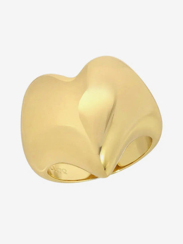 Leeada - That's So Goode Heart Ring - Gold-Leeada-treehaus