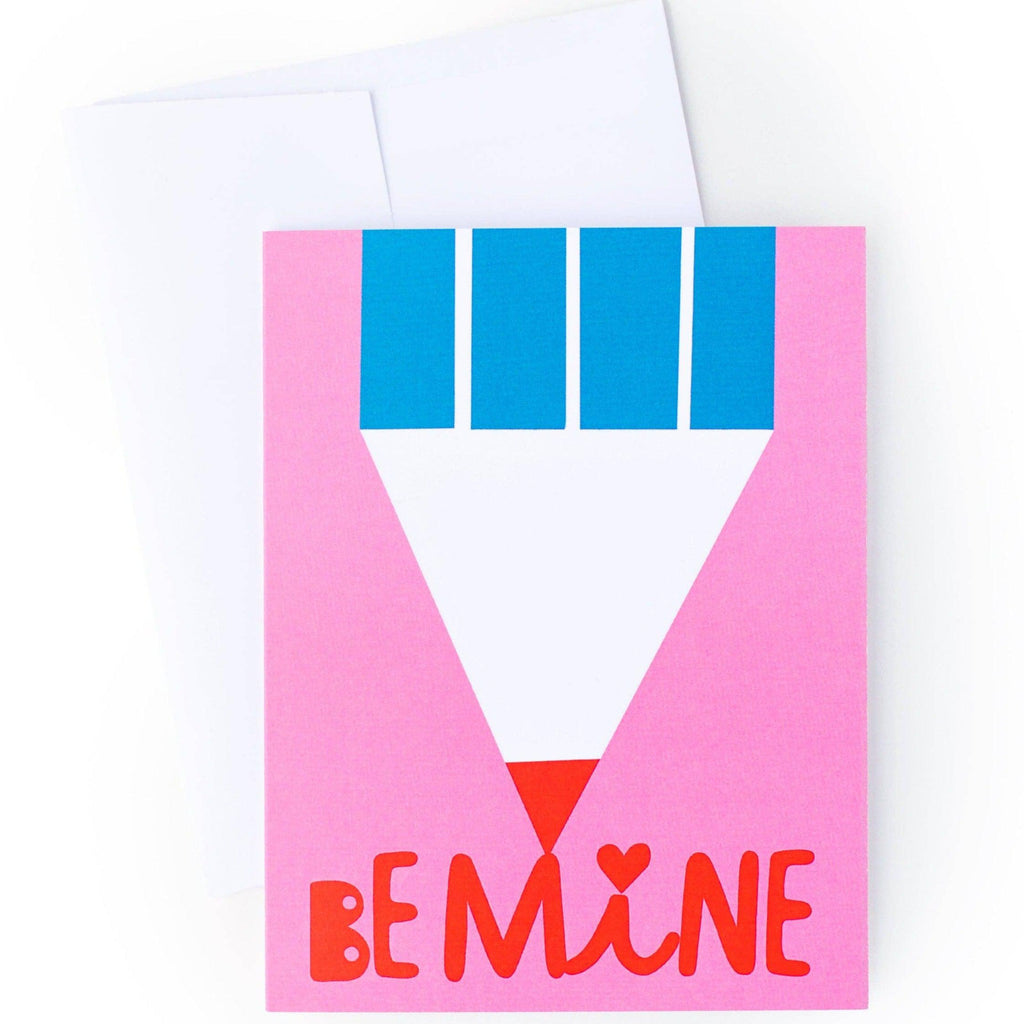 Lisa Congdon Art & Illustration - Be Mine Valentine Card-Lisa Congdon Art & Illustration-treehaus