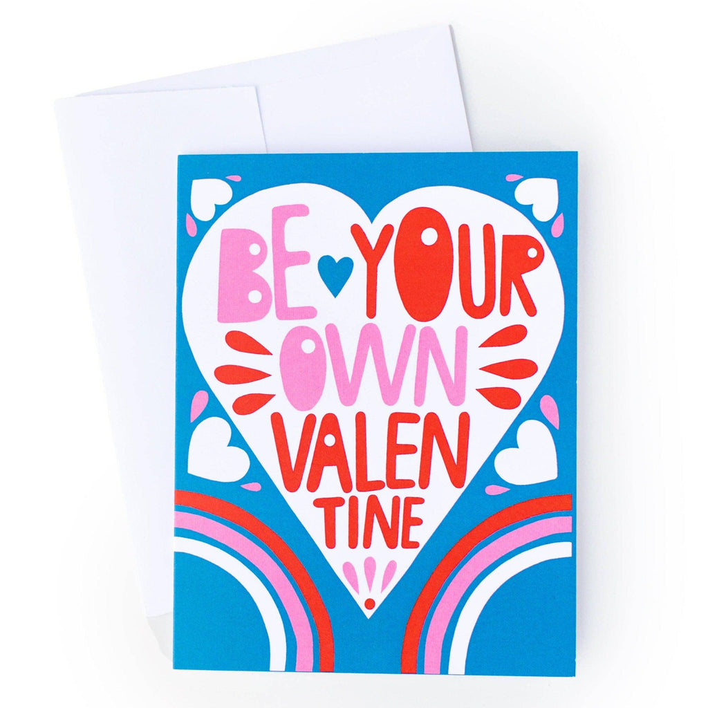 Lisa Congdon Art & Illustration - Be Your Own Valentine Card-Lisa Congdon Art & Illustration-treehaus