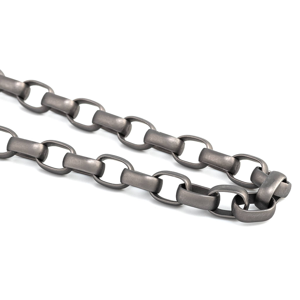 Locked and Layered - Bold Chunky Chain - Gunmetal-Locked and Layered-treehaus