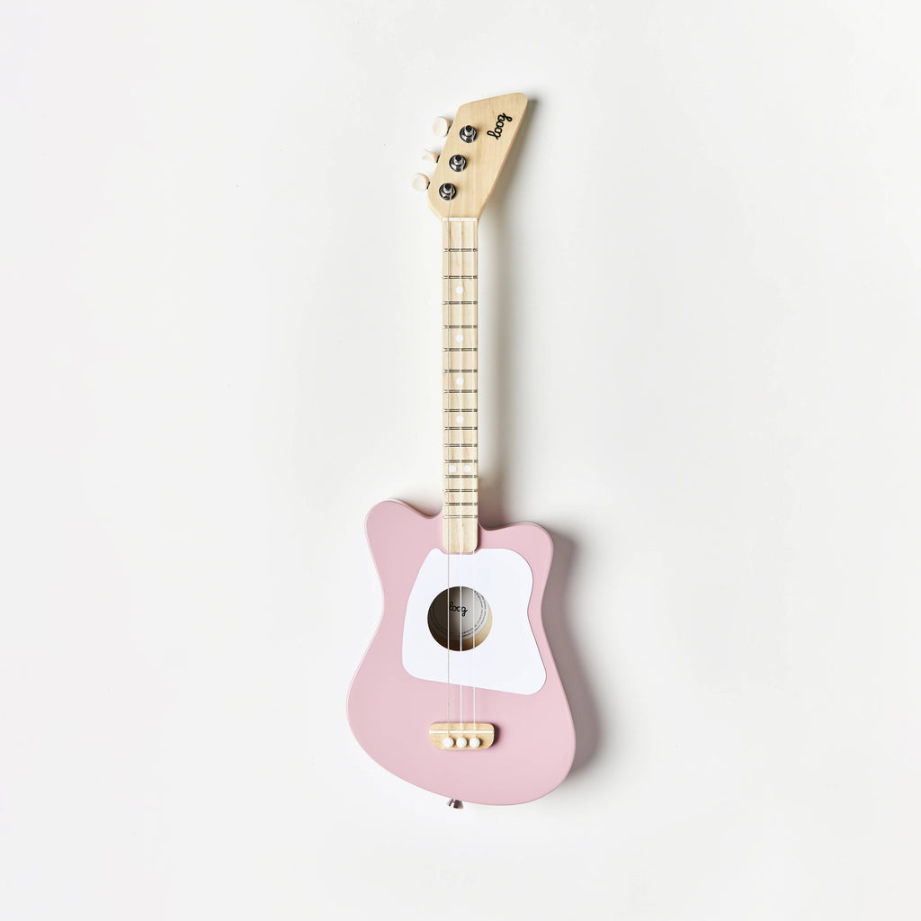 Loog - Mini Guitar - Pink - Ages 3+-Loog Guitars-treehaus