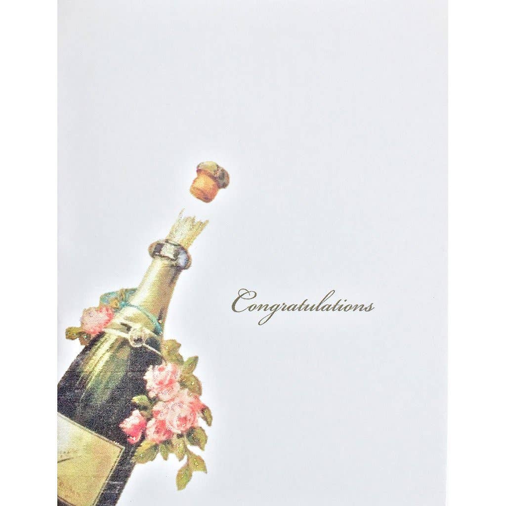 Lumia Designs - Champagne & Roses Congratulations Card-lumia designs-treehaus
