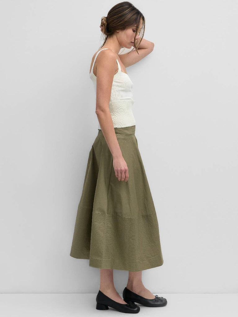 MOD REF - The Jess Skirt - Olive-MOD REF-treehaus