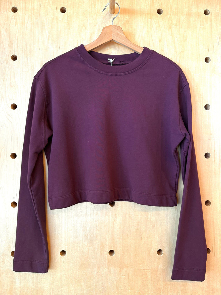 Mantra - Charlie Crew Neck - Plum-Mantra-treehaus