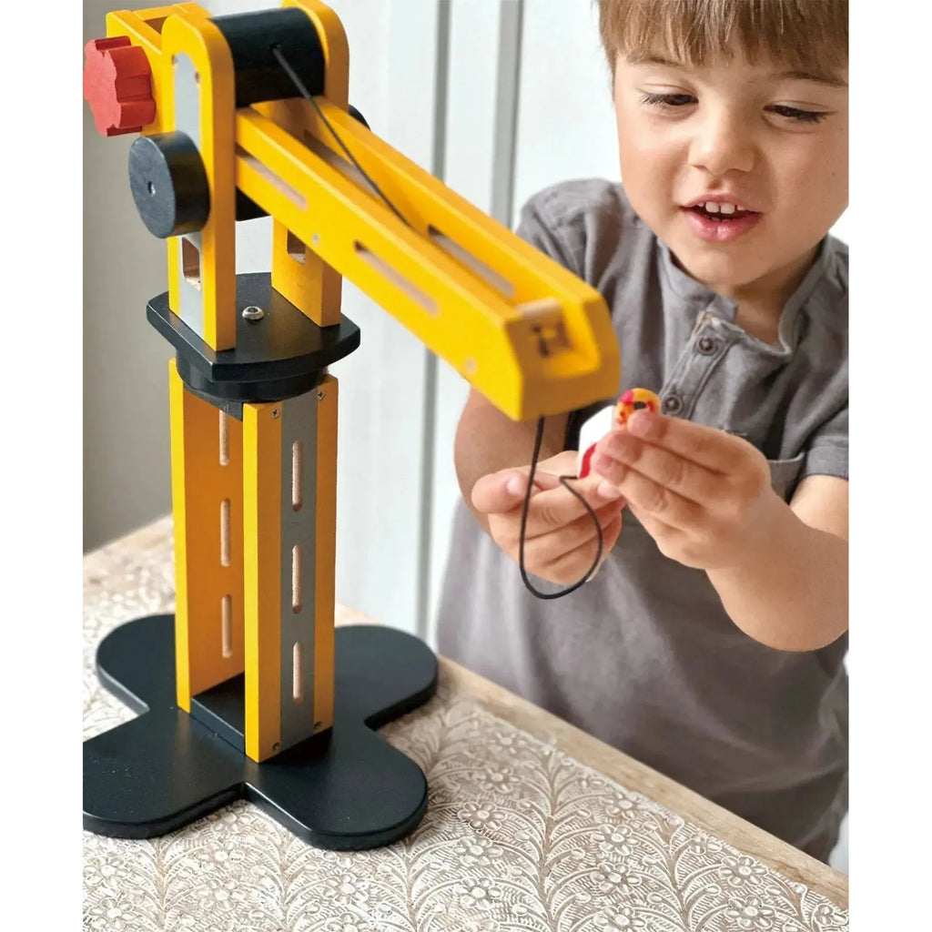 Mentari Toys - Big Yellow Crane-Mentari Toys-treehaus
