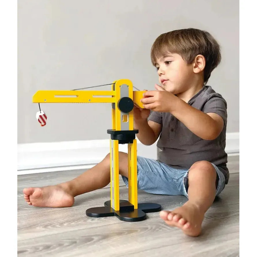 Mentari Toys - Big Yellow Crane-Mentari Toys-treehaus