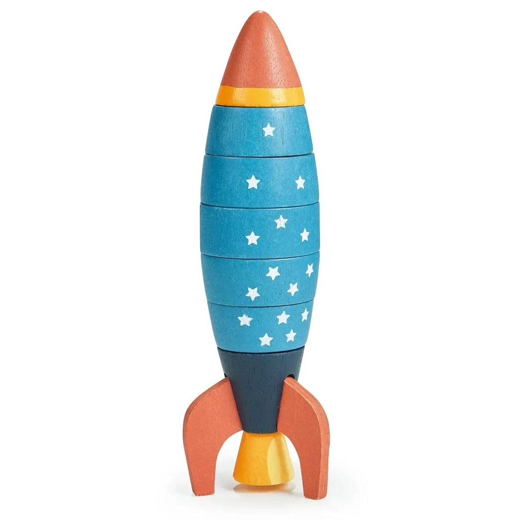 Mentari Toys - Stacking Counting Rocket-Mentari Toys-treehaus
