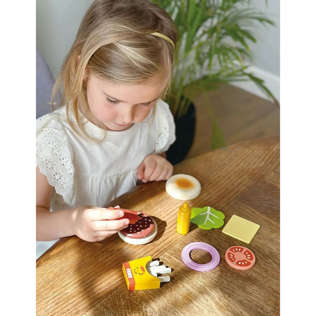 Mentari Toys - Take Out Burger Set-Mentari Toys-treehaus