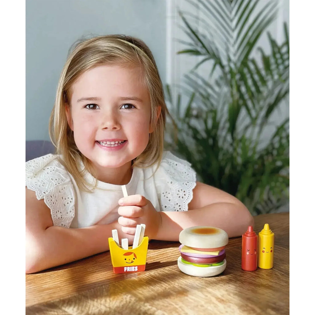 Mentari Toys - Take Out Burger Set-Mentari Toys-treehaus