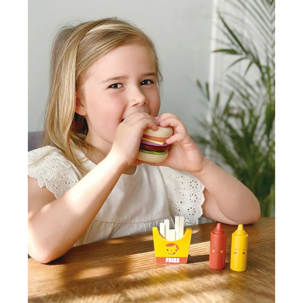 Mentari Toys - Take Out Burger Set-Mentari Toys-treehaus