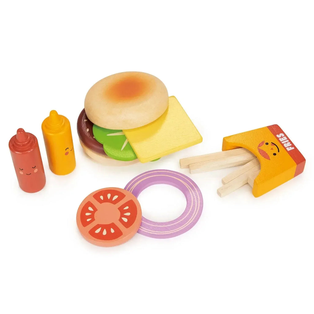 Mentari Toys - Take Out Burger Set-Mentari Toys-treehaus