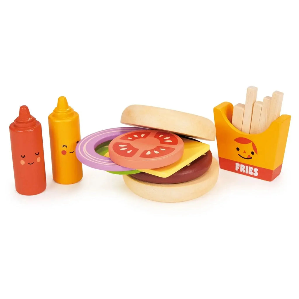 Mentari Toys - Take Out Burger Set-Mentari Toys-treehaus