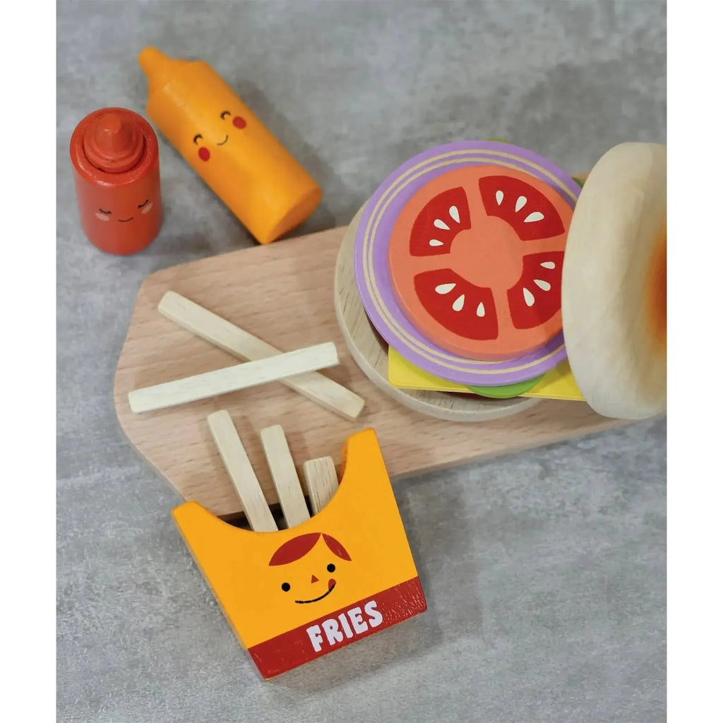 Mentari Toys - Take Out Burger Set-Mentari Toys-treehaus