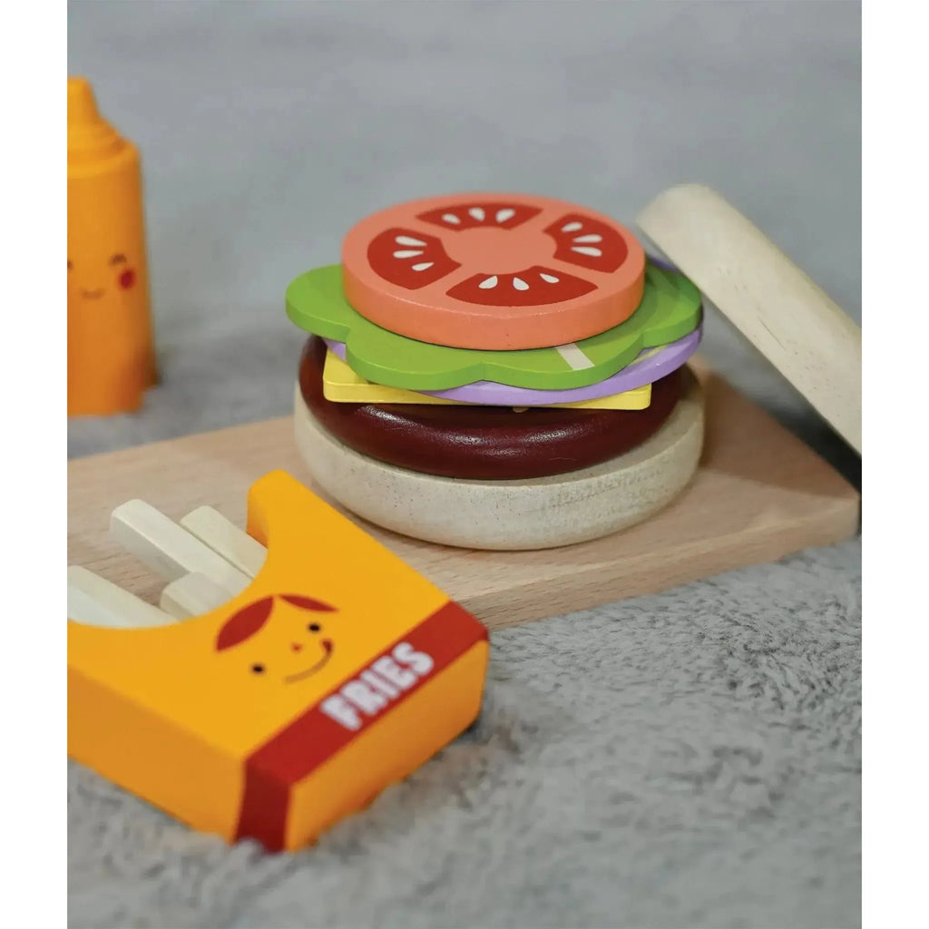 Mentari Toys - Take Out Burger Set-Mentari Toys-treehaus