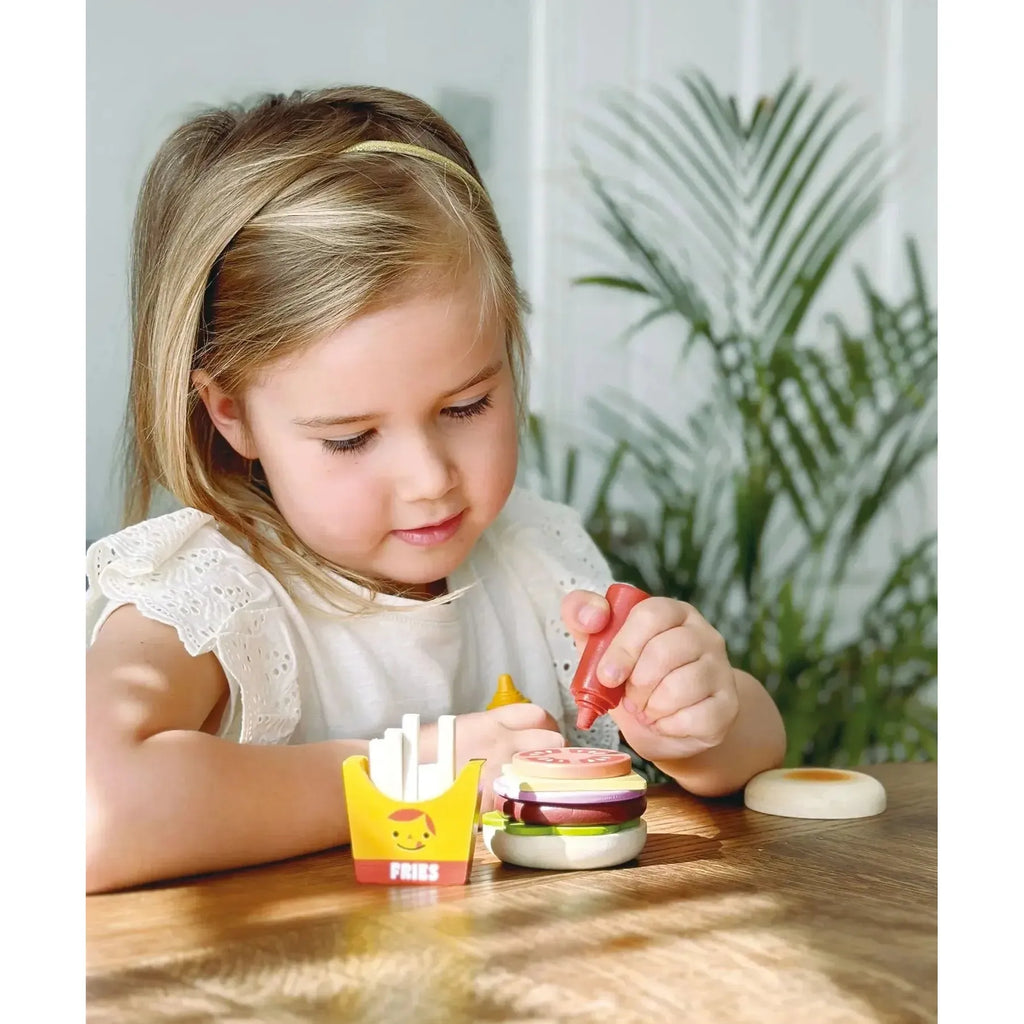 Mentari Toys - Take Out Burger Set-Mentari Toys-treehaus