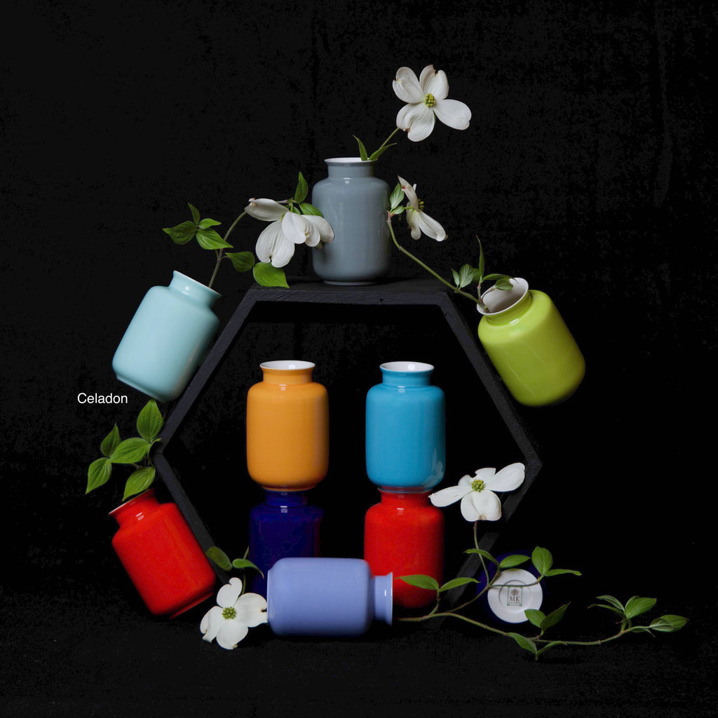 Middle Kingdom - Mini Milk Jar Vase - Celadon-Middle Kingdom-treehaus