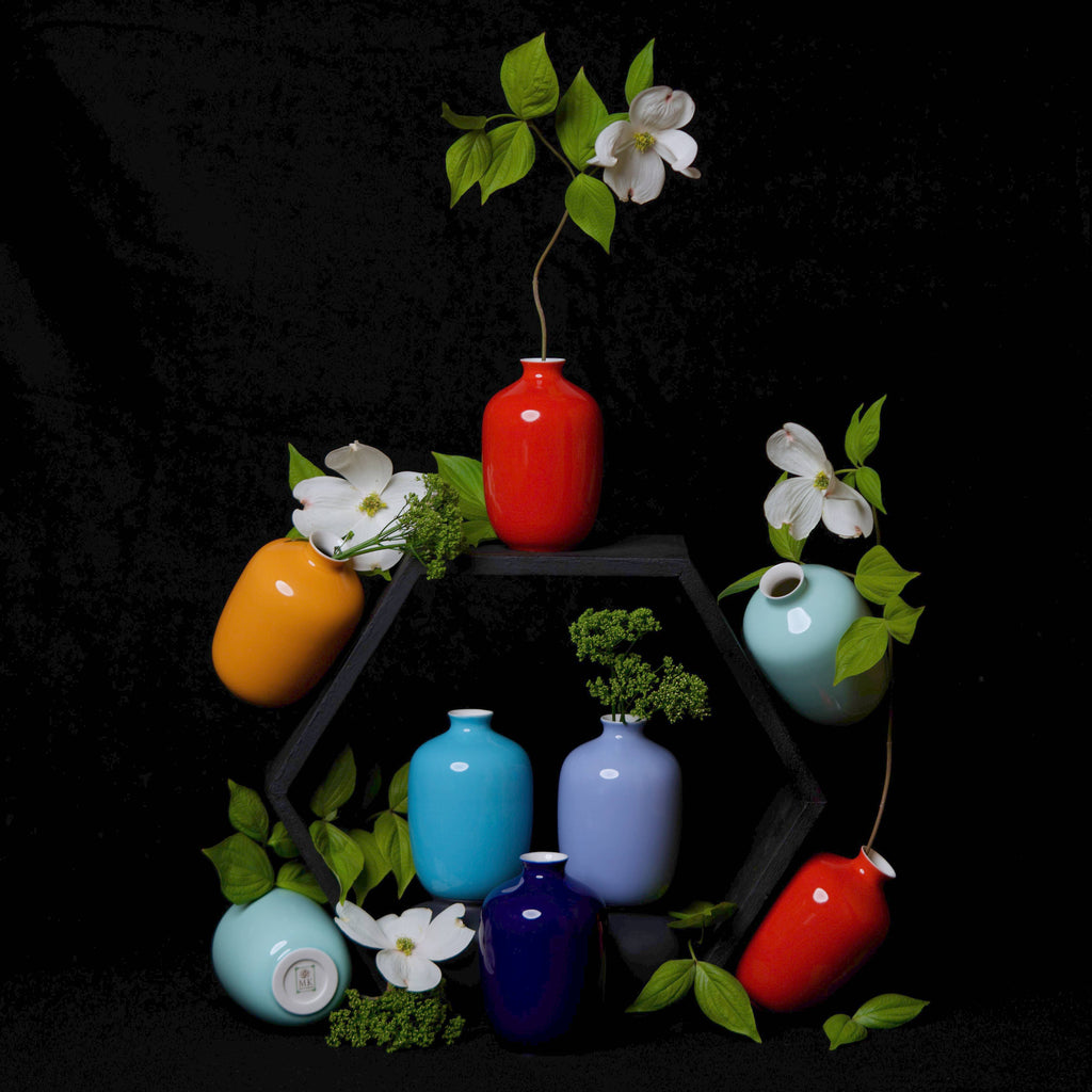 Middle Kingdom - Mini Plum Vase - Yellow-Middle Kingdom-treehaus