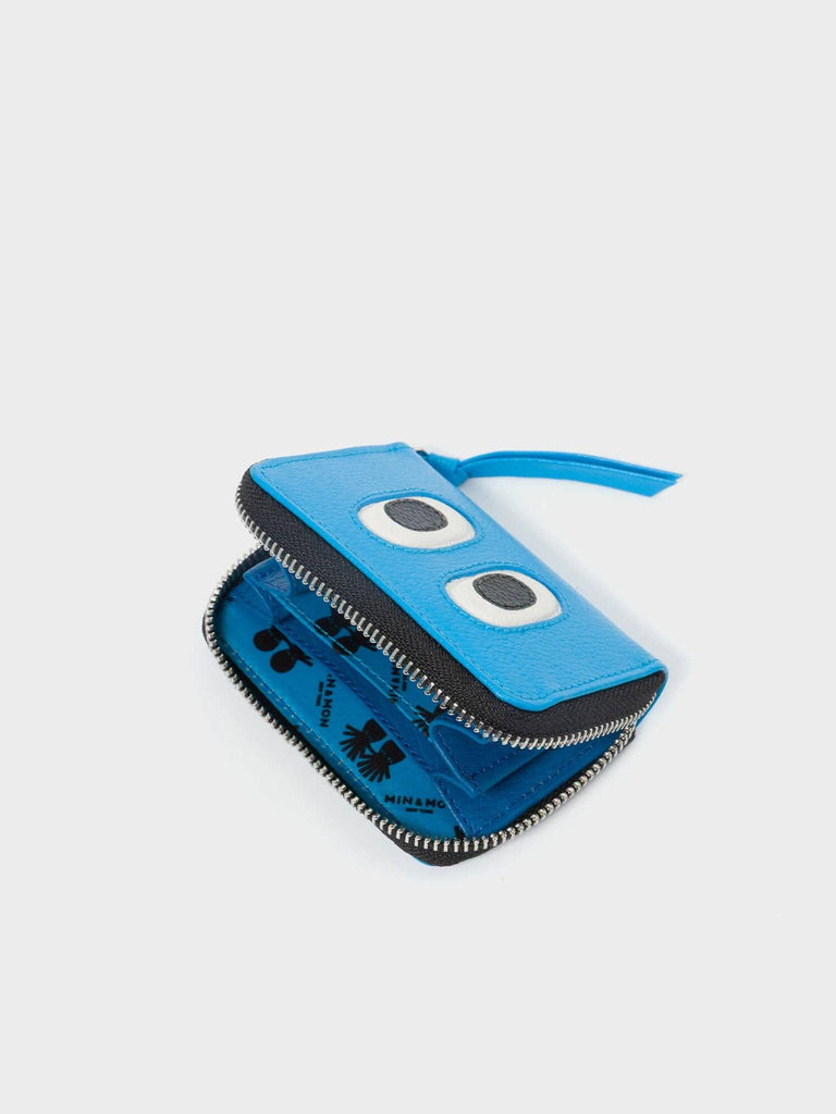 Min & Mon - Frodo Zip Around Wallet - Look Up 👀 - Blue-Min & Mon-treehaus