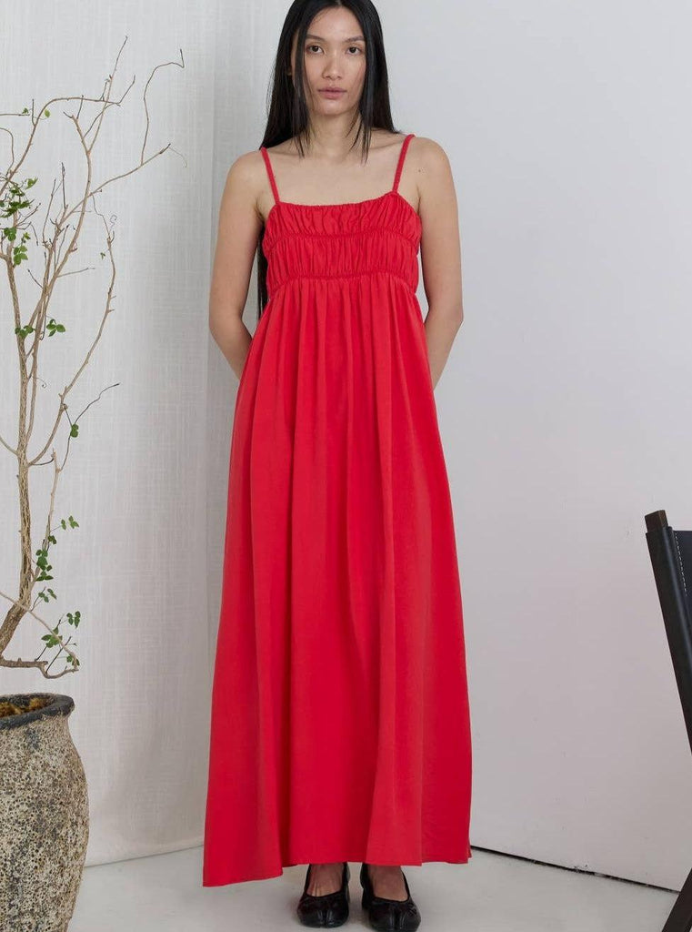 Mod Ref - The Carmen Dress - Cherry Red-MOD REF-treehaus