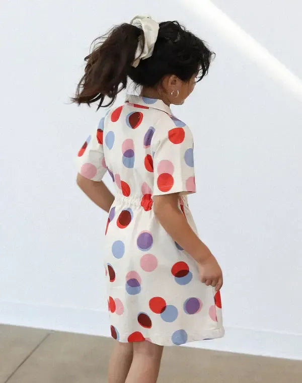 Noble - Kids Utility Dress - Mod Dots-Noble-treehaus