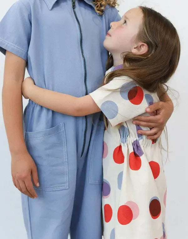 Noble - Kids Utility Dress - Mod Dots-Noble-treehaus