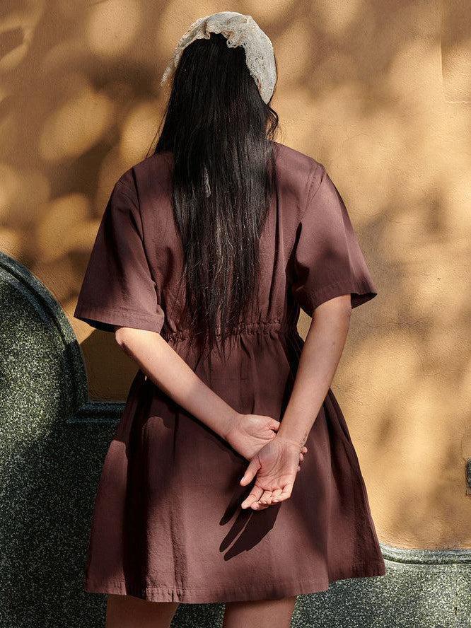 Noble - Utility Dress - Chocolate-Noble-treehaus