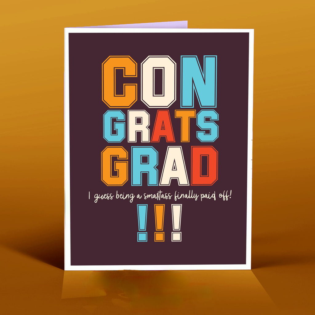 OffensiveDelightful - SMARTASS! graduation card-OffensiveDelightful-treehaus