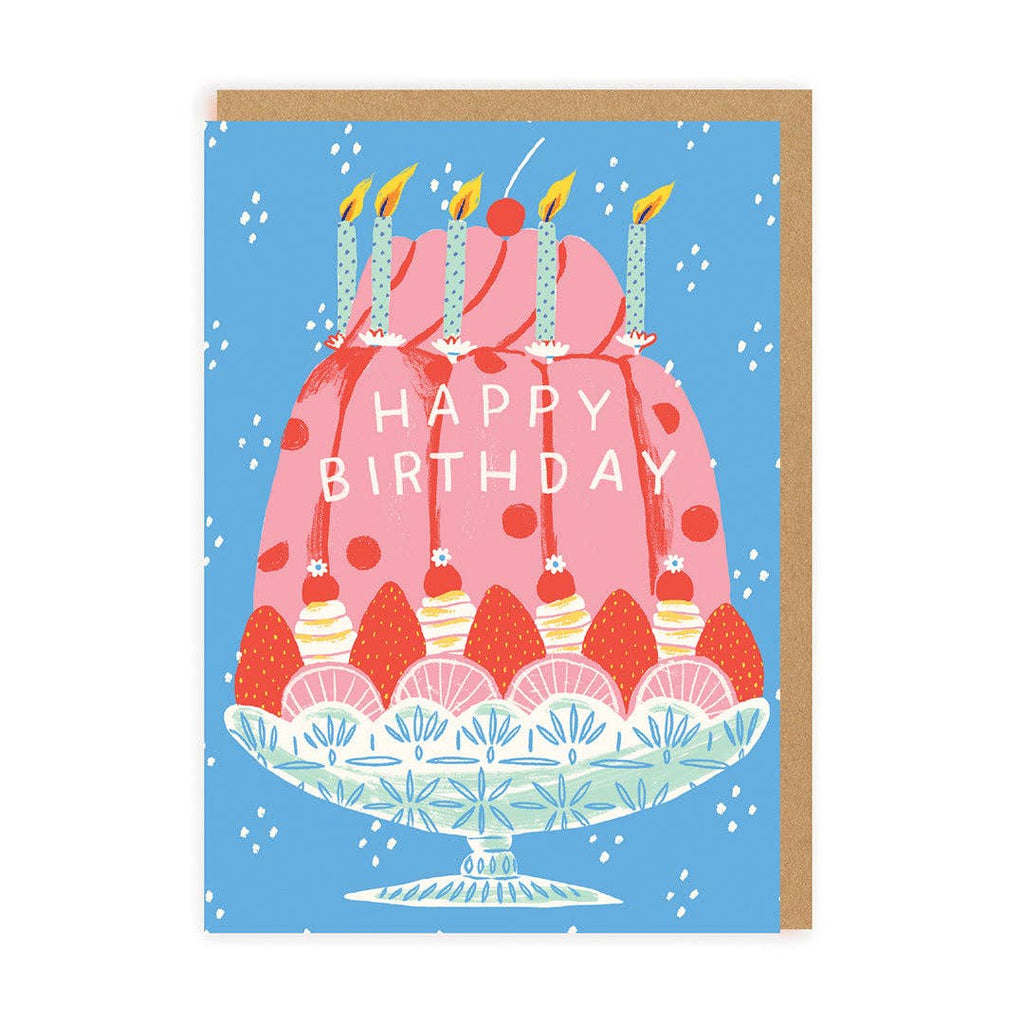 Ohh Deer - Birthday Trifle Cake Greeting Card-Ohh Deer-treehaus