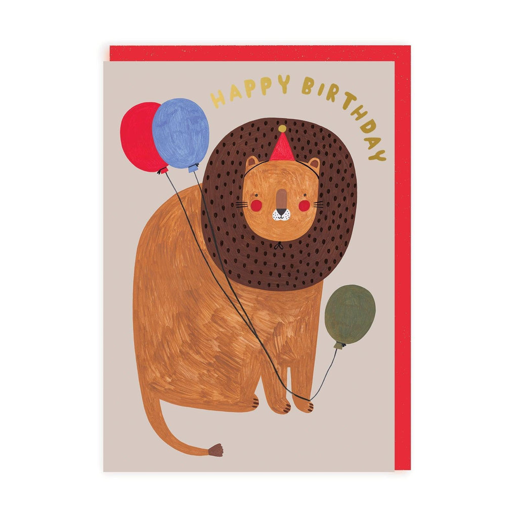Ohh Deer - Lion with Balloons Birthday-Ohh Deer-treehaus