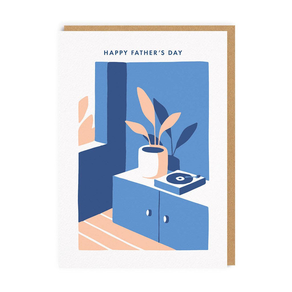 Ohh Deer - Record Player Happy Father's Day Card-Ohh Deer-treehaus