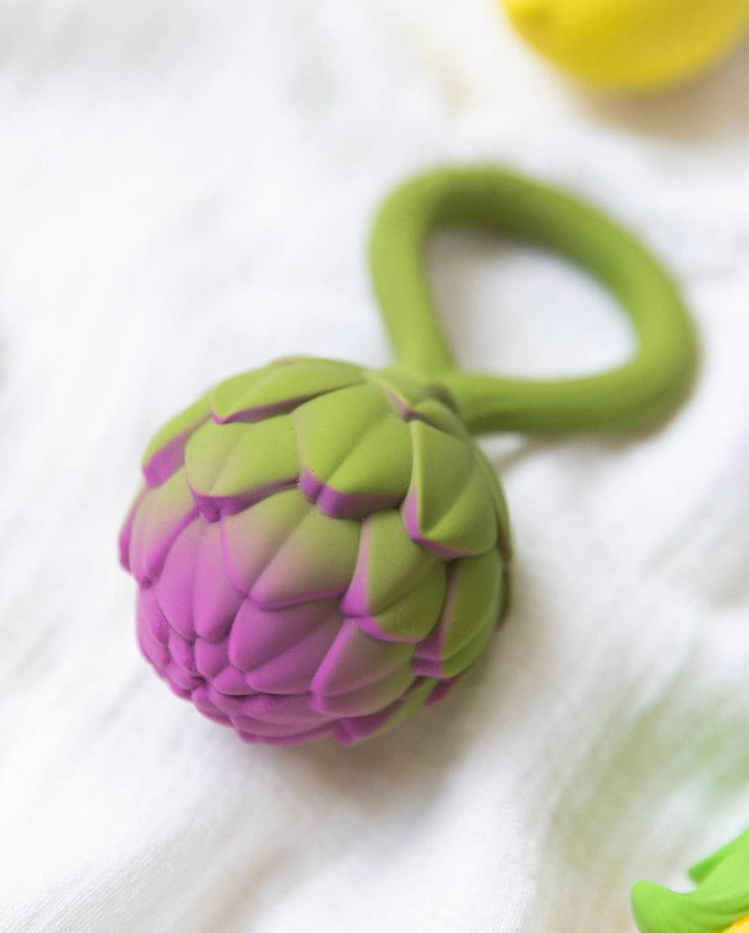 Oli & Carol - Artichoke Rattle Toy-Oli & Carol-treehaus