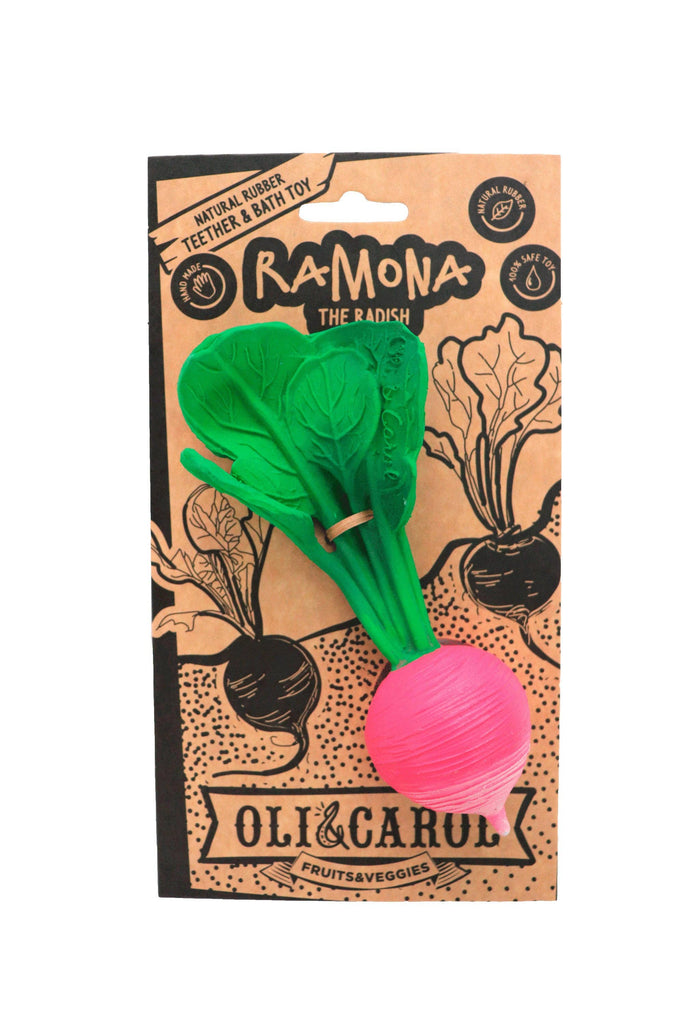 Oli & Carol - Ramona the Radish Teether-Oli & Carol-treehaus