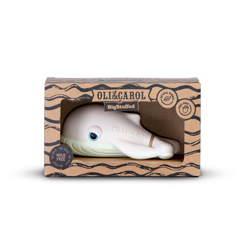 Oli & Carol - Walter the Whale Teether-Oli & Carol-treehaus