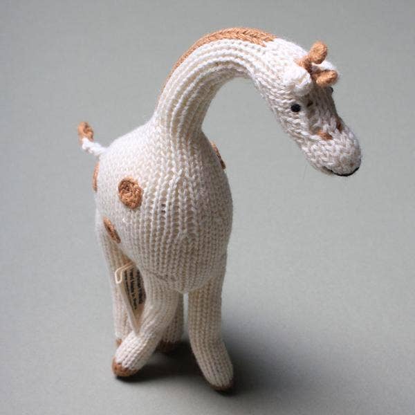 Organic Baby Rattle - Giraffe-Estella-treehaus
