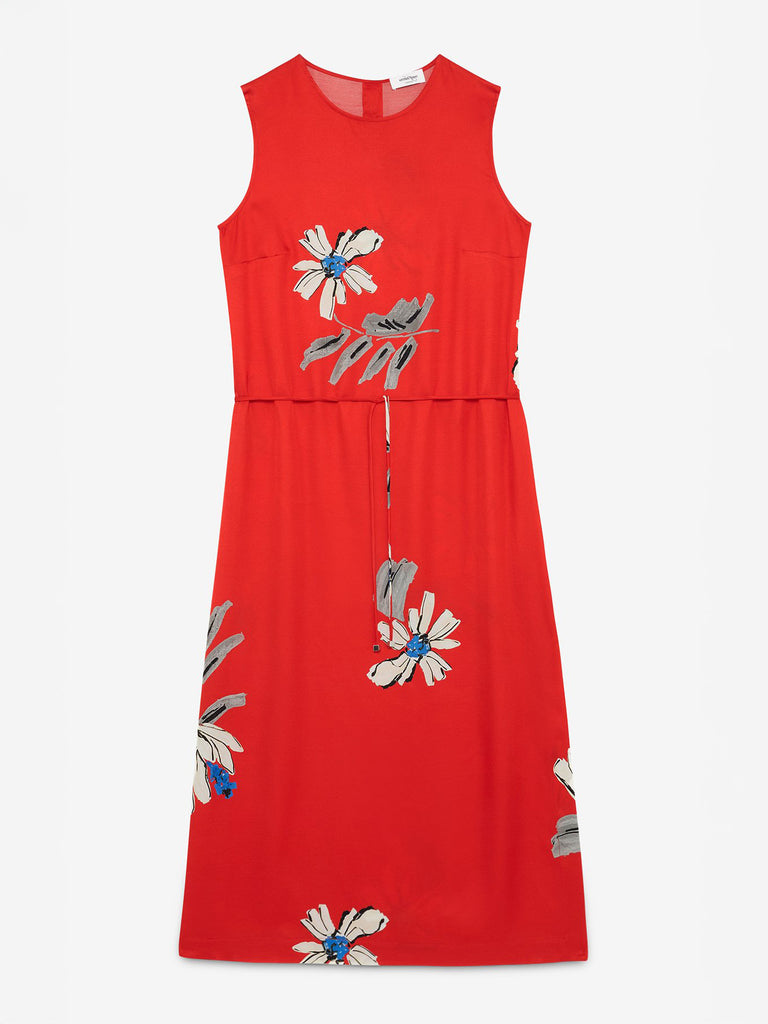 Ottod'Ame - Floral Print Dress - Red-Ottod'Ame-treehaus