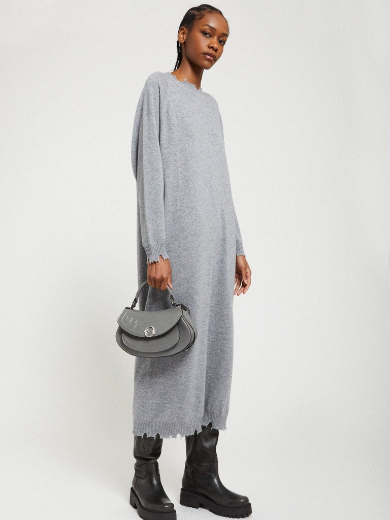 Ottod'Ame - Maxi Sweater Dress - Fog-Ottod'Ame-treehaus