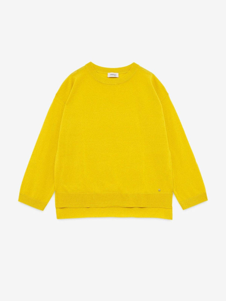 Ottod'Ame - Merino Wool Sweater - Acid Yellow-Ottod'Ame-treehaus