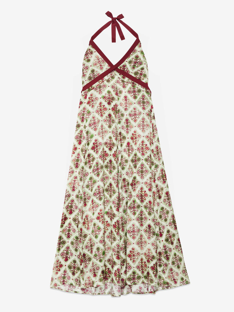 Ottod'Ame - Print Maxi Halter Dress - Multi-Ottod'Ame-treehaus