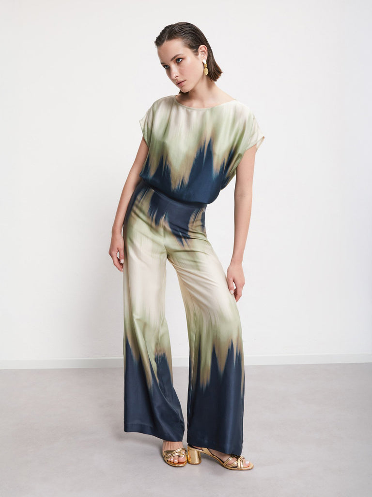 Ottod'Ame - Print Viscose Top - Multi-Ottod'Ame-treehaus
