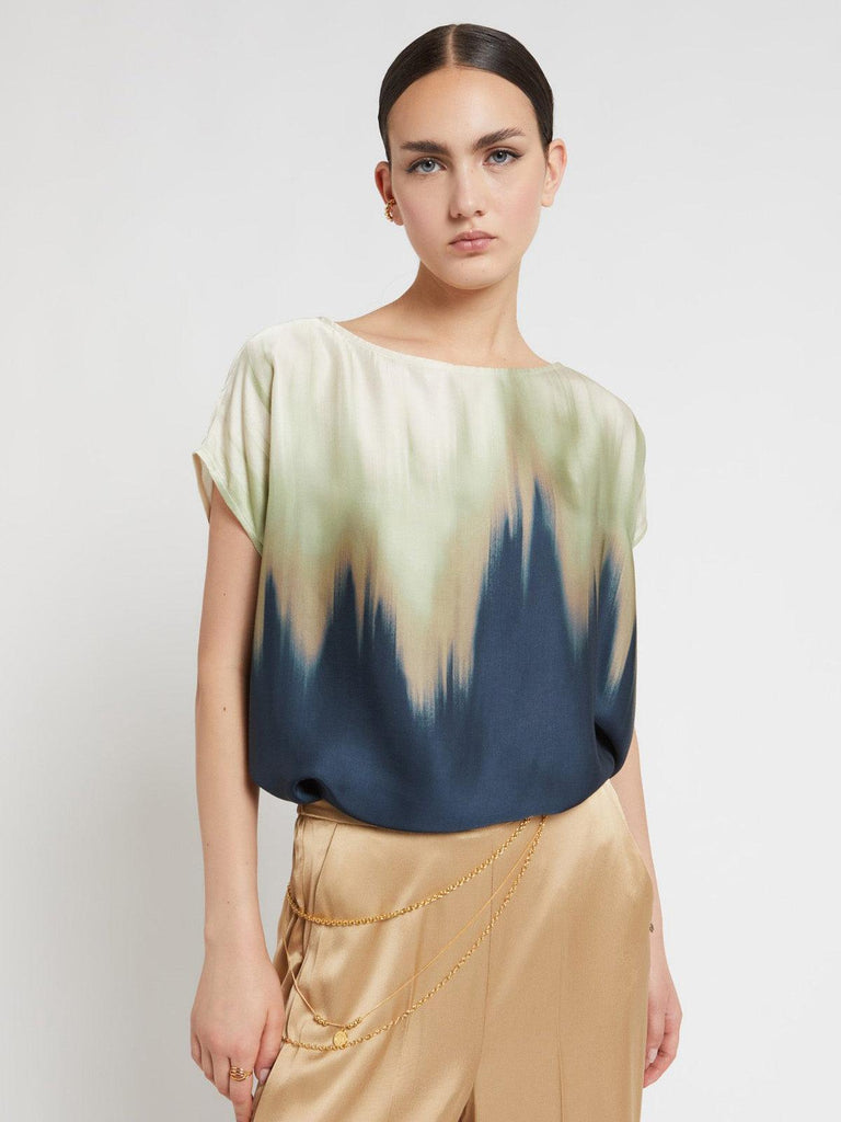Ottod'Ame - Print Viscose Top - Multi-Ottod'Ame-treehaus