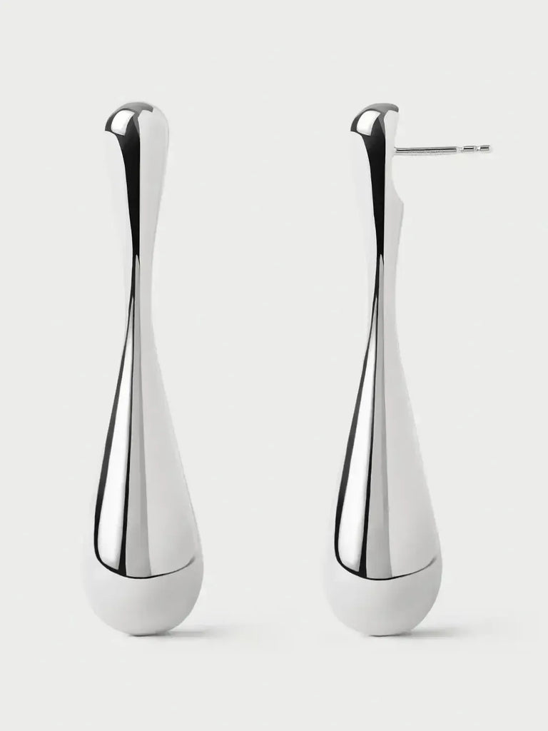 PDPAOLA - Glacier Earrings - Silver - Rhodium Plated-PDPAOLA-treehaus