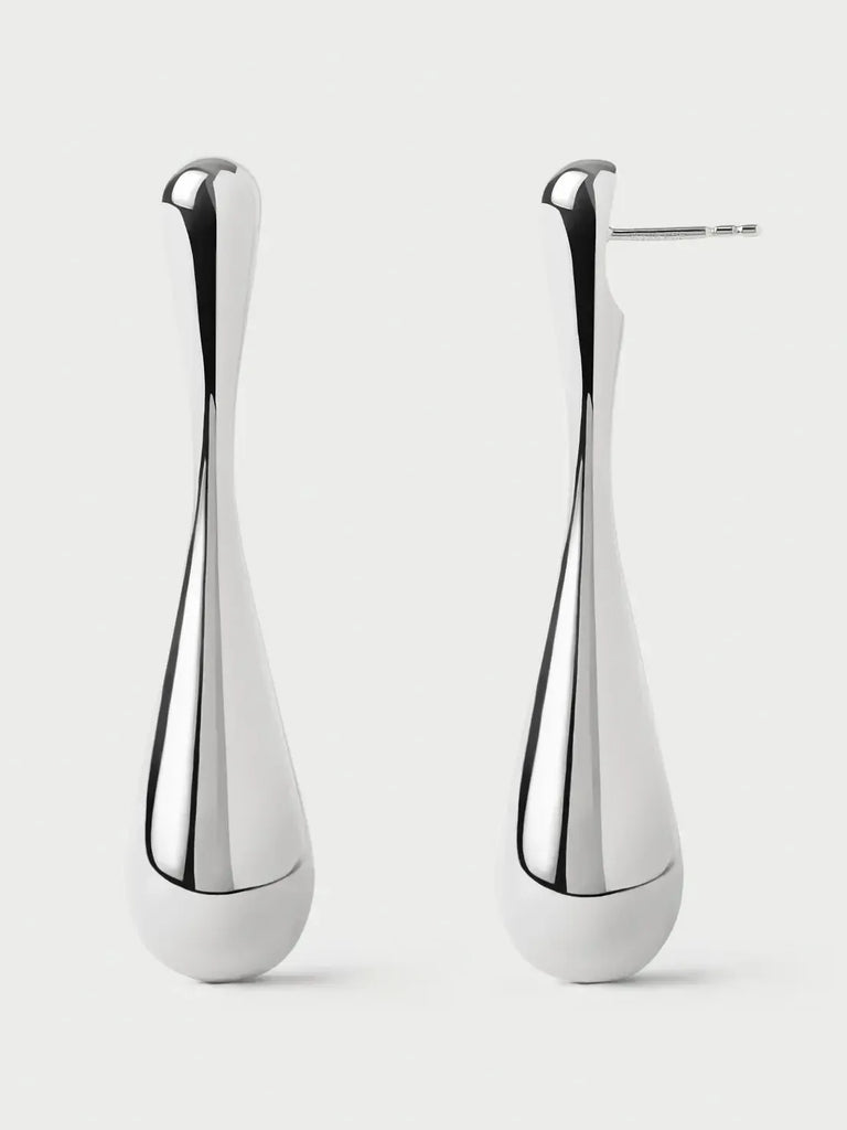 PDPAOLA - Glacier Earrings - Silver - Rhodium Plated-PDPAOLA-treehaus