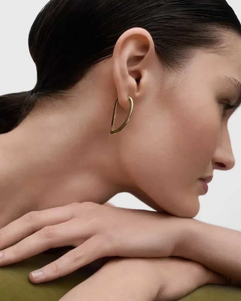 PDPAOLA - Vento Hoops - Gold - 18K Plated-PDPAOLA-treehaus